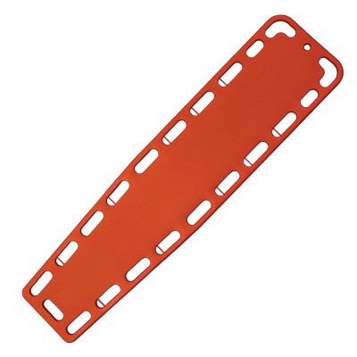 Kemp USA Spine Board for Water Rescue Survival Kit & Emergency Supplies for Emergency Rescue - Orange