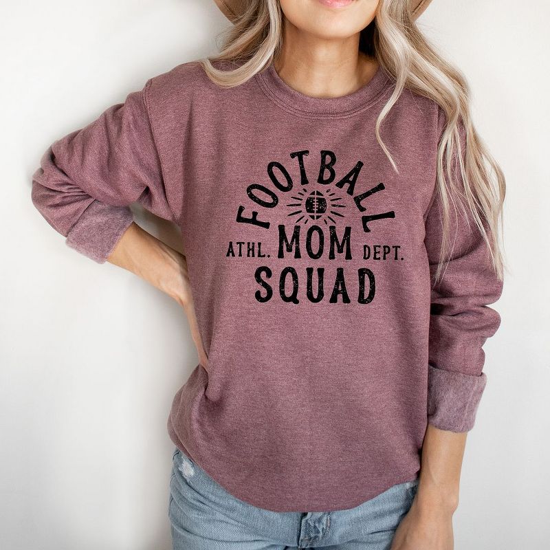 Simply Sage Market Women's Graphic Sweatshirt Football Mom Squad, 3 of 4