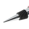 Unique Bargains Santa Claus Bottle Stopper Zinc Alloy Aluminum Alloy TPR Red White Black Silver Tone 1 Pc - 3 of 3