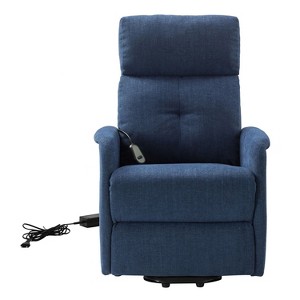 Gina Mid-century Power Remote Recliner with Metal Base| ART OF LIVING DESIGNS - 1 of 4