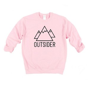 Simply Sage Market Women's Graphic Sweatshirt Outsider Mountains - 1 of 3