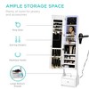 Best Choice Products Full Length LED Mirrored Jewelry Storage Organizer Cabinet w/ Interior & Exterior Lights - 4 of 4
