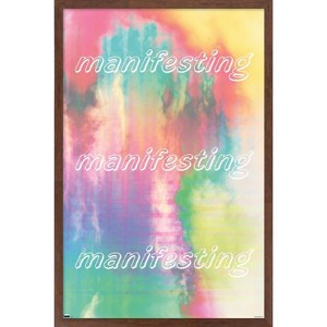 Trends International Manifesting Rainbow Framed Wall Poster Prints - 1 of 4