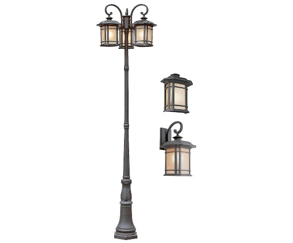Outdoor Lamp Posts - Black - Bel Air Lighting