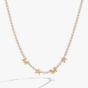 Alex and Ani "Mama" Crystal Tennis Necklace - 1 of 3