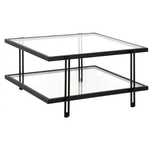 Black Bronze Square Coffee Table - Henn&Hart - 1 of 3