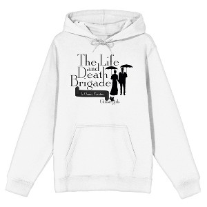 Gilmore Girls Life and Death Brigade Men's White Sweatshirt - 1 of 1