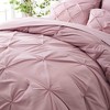 BAGOKIE 7 Pieces Pintuck Solid Bed-in-a-Bag Comforter Set - 2 of 4
