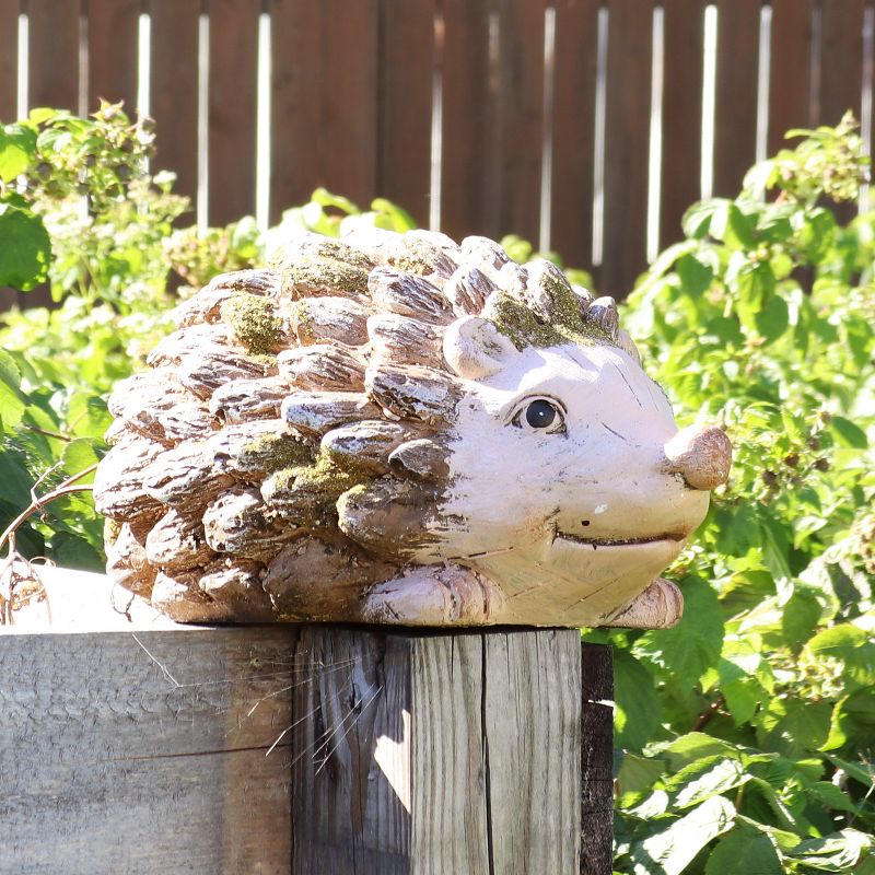 Sunnydaze Hazel the Hedgehog Statue - Indoor/Outdoor Decorative Figurine - 7", 3 of 11