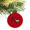 Wesleyan University Primary Logo Mini Small Tiny Wood Christmas Tree Holiday Ornament - 3 of 4