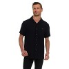 Canada Weather Gear Men’s AIRFLOW Active Stretch Camp Collar Shirt – Short Sleeve, Lightweight, Breathable Button-Down Top - 3 of 4