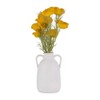 Sagebrook Home 10" Ceramic Vase with Handles Creative Contemporary Eared Vase For Decorative Home - 4 of 4