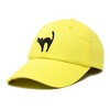 Dalix Black Cat Embroidered Womens Cotton Dad Hat Baseball Cap Adjustable - 4 of 4