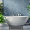 White Classic Cotton Bath Mat Floor Towel [Not a Rug] 2-Pack - 22x34" - 4 of 4