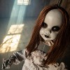 Morris Costumes 3 ft Animated & Light-Up Hanging Doll with Separating Head - White - 3 of 4