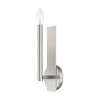 Livex Lighting Alpine 1 - Light Wall Light in  Brushed Nickel - 3 of 4