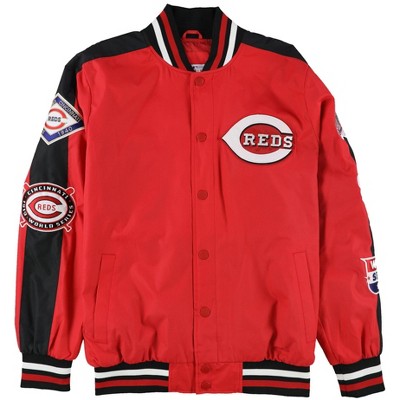 G-III Sports Mens Cincinnati Reds Varsity Jacket