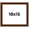 PosterPalooza | Weathered Gold Picture Frame - UV Acrylic, Backing Board, Hanging Hardware Included - 2 of 4