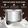 Electric Milk Frother, 8-IN-1 Multi-function milk frother and steamer 21 oz, 550W Split Stainless Steel Steamer for Coffee,Milk Froth,Chocolate Milk - 3 of 4