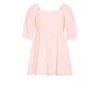 Women's Plus Size Destiny Mini Dress - soft pink | CITY CHIC - 4 of 4