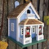 Home Bazaar 9.75" Orleans Cottage Bird House Light Blue - 2 of 2