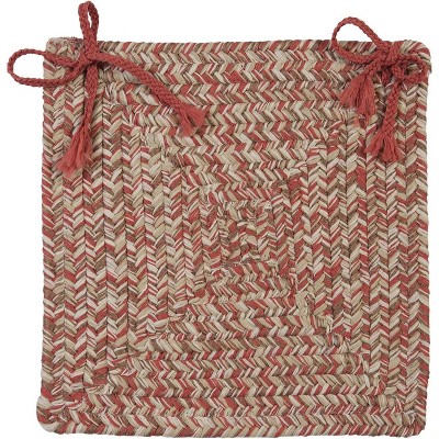 Colonial Mills CC79 Corsica Chair Pad, 15 by 15-Inch, Porcelain Rose, 1-Pack