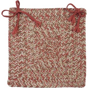 Colonial Mills CC79 Corsica Chair Pad, 15 by 15-Inch, Porcelain Rose, 1-Pack - 1 of 1
