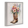 Stupell Industries Country Cowboy Boots Bouquet Framed Giclee Art - 2 of 4