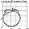 Slickblue Clear CZ Heart Ring for Women - 1.3mm, Polished Stainless Steel, Synthetic, Valentine's Day, Size 5-10 - 3 of 4