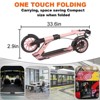 Foldable Lightweight Kick Scooter for Kids & Teens, Adjustable Height, Dual Brakes, Shock Absorbing, Portable Scooter - 3 of 4