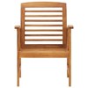 vidaXL Patio Chairs 2 pcs Solid Acacia Wood - 3 of 4