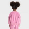 Toddler Girls' Velour Sweatshirt - Cat & Jack™ - 3 of 4