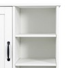 Chery Life Laundry Cabinet with Doors and shelf, Multiple Storage Space, Adjustable Shelf, White - 4 of 4