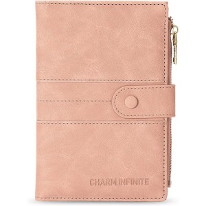 Clotth Travel Wallet - Slim RFID Blocking Passport Holder for Women & Men with Zipper Pocket & Card Slot,Fashionable & Easy-to-Use Organizer - 1 of 4