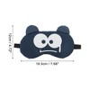 Unique Bargains Soft Cartoon Frightened Expression Sleep Mask 1 Pc - 4 of 4