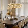 CityFurn Modern Luxury Round Chandelier with Crystal Glass - 2 of 4