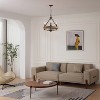 VidaLite Savannah 3-Light Chandelier Matte Black - 3 of 4