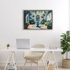 Stupell Industries Floral Fountain Courtyard Floating Frame Canvas Art - 3 of 4