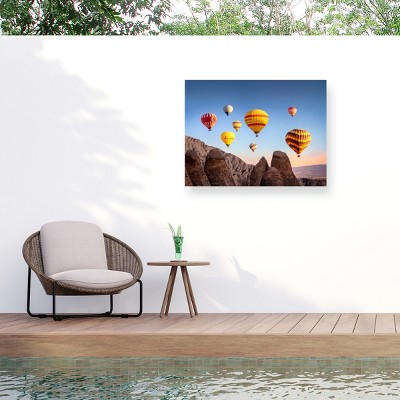 Trademark Fine Art - Sayyed Nayyer Reza Balloons Matted Framed Art