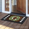 Briarwood Lane Everyday Doormat 30x18 Indoor Outdoor Wreath Monogram Letter G Doormat - 3 of 4