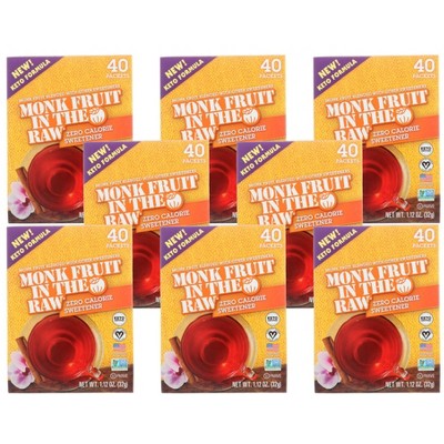 In The Raw Monk Fruit Sweetener - Case of 8/1.12 oz