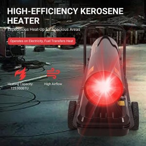 Garvee Kerosene/Diesel  Indoor/Outdoor Heater with Thermostat Temperature Control,  for Home, Jobsite, Garage, Construction Site and Farm, - 1 of 4