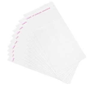 Unique Bargains Self-Sealing Water Resistant Cello Poly Bags for Packing Cookies 500 Pcs - 1 of 4