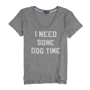 P.J. Salvage Womens I Need Some Dog Time Pajama Sleep T-shirt - 1 of 2