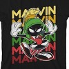 Space Jam 1996 Marvin the Martian Repeated Black T-Shirt Toddler Boy to Youth Boy - 2 of 3