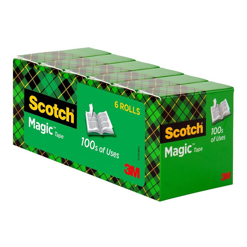 Scotch 6pk Magic Tape 3/4&#34;x800&#34;, 4 of 13