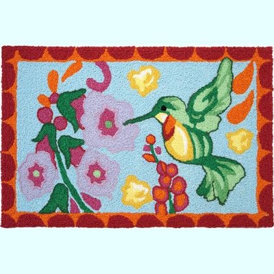 Jellybean Hummingbird Indoor & Outdoor Rug: A Vibrant Accent for Indoor & Outdoor Living 20"X30"