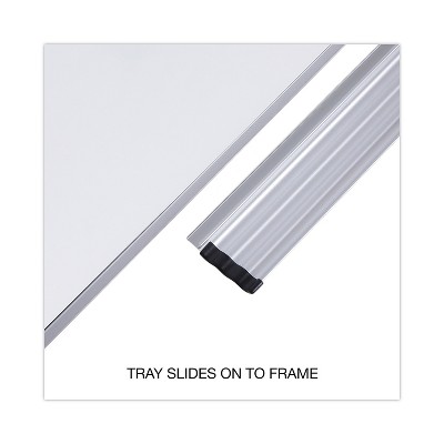 36" x 24" Magnetic White and Cork Combo Board with Aluminum Frame