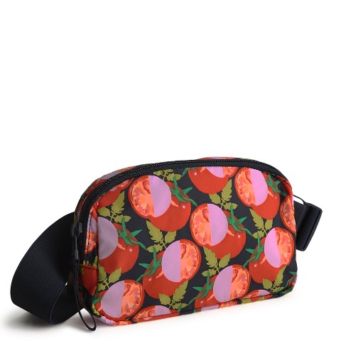 Vera Bradley Women's Featherweight Woodward Small Belt Bag Sliced Tomatoes