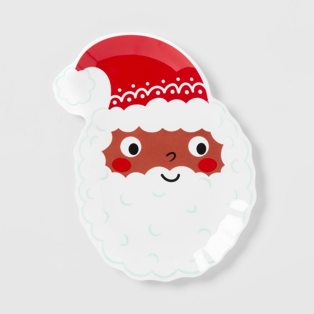 Melamine Santa Figural Plate - Wondershop